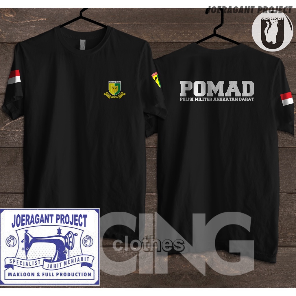 Kaos Baju POMAD Polisi Militer Angkatan Darat Kaos Distro -JP