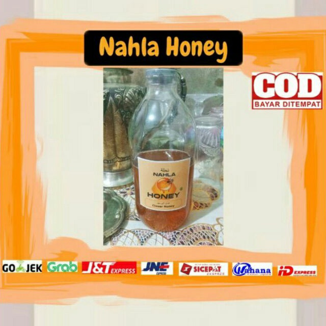 

Nahla Honey Golden Clover Kashmir madu Acacia import from Himalaya 100gr 250gr 500gr dan 1kg