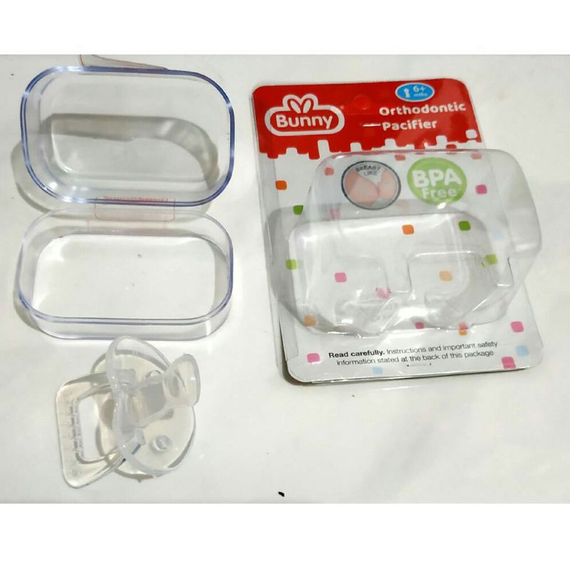 LUSTY BUNNY PACIFIER SILCLEAR DP2011