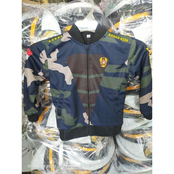 Jaket Anak Model KASAD/Jaket KASAD KIDS/Jaket tactical Anak/Jaket Army Anak