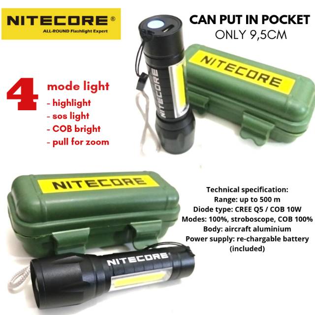 Nitecore Flashlight senter mini nitecore limited