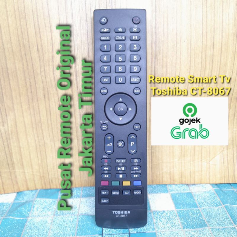 REMOTE REMOT TOSHIBA SMART TV LED CT-8067 ORIGINAL ASLI