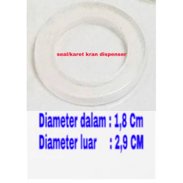 Seal karet kran dispenser