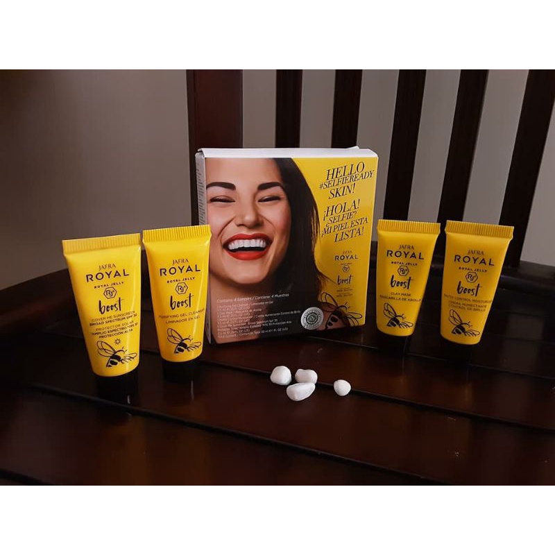 Jafra Travel Size Yellow Boost (Paket Skincare untuk Kulit Berminyak)