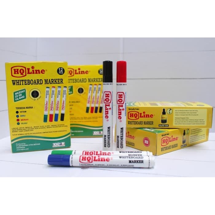 

Dijual Spidol White Board HQ Line Murah