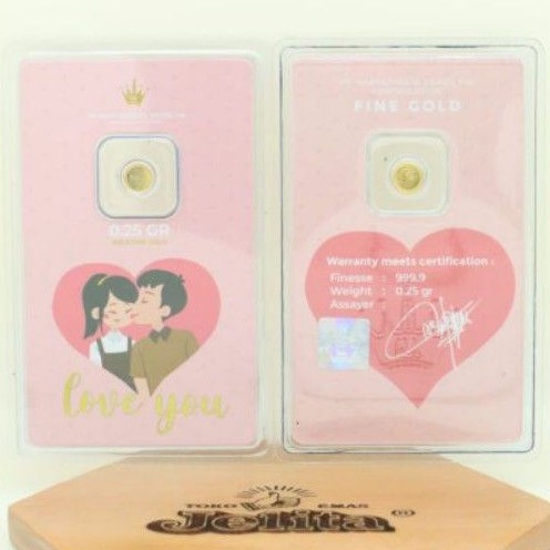 

Hartadinata Abadi Gift Series 0.25 0,25 gr LOVE YOU HEART