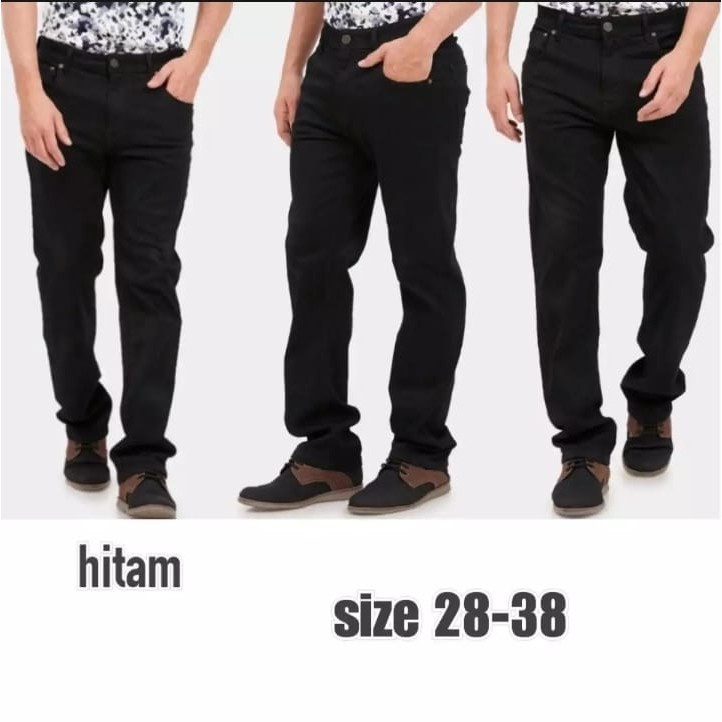 CELANA JEANS PANJANG REGULER/STANDAR UKURAN PRIA 27 38 BERKUALITAS COD