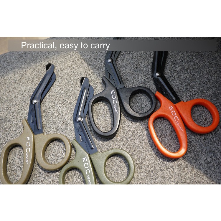 TG-IDI EDC Survival Serrated Scissor Medical Emergency Rescue