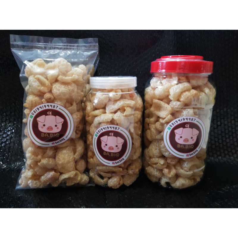 

Kerupuk KULIT BABI (NON HALAL) CHICARON DOROKDOK BABIQ