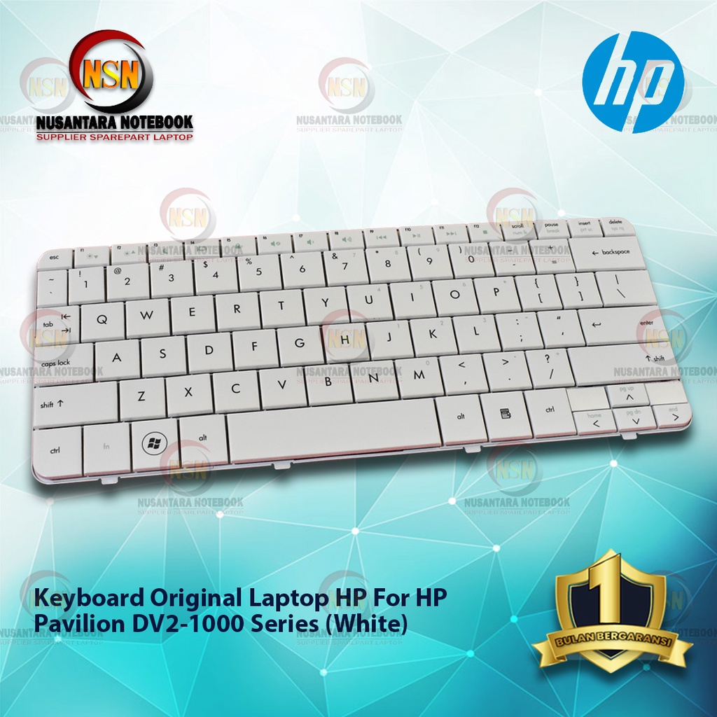 Keyboard Laptop HP Pavilion DV2-1000 Series White