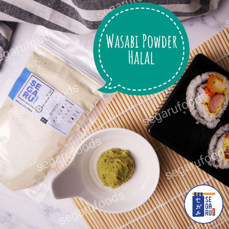 Wasabi Powder - Bubuk Wasabi Halal 50 gr