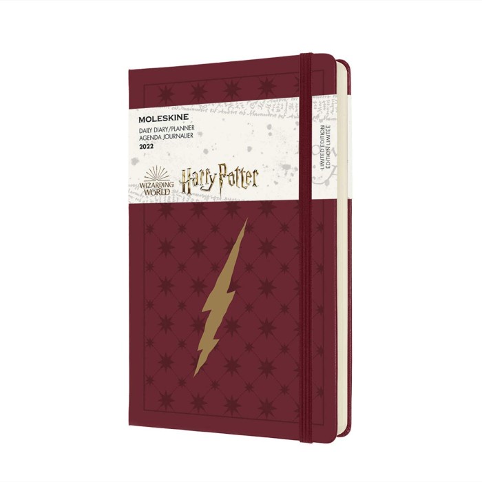 

[RESTOCK] Moleskine Agenda Planner 2022 Large Size 12 Months Harry Potter - Weekly