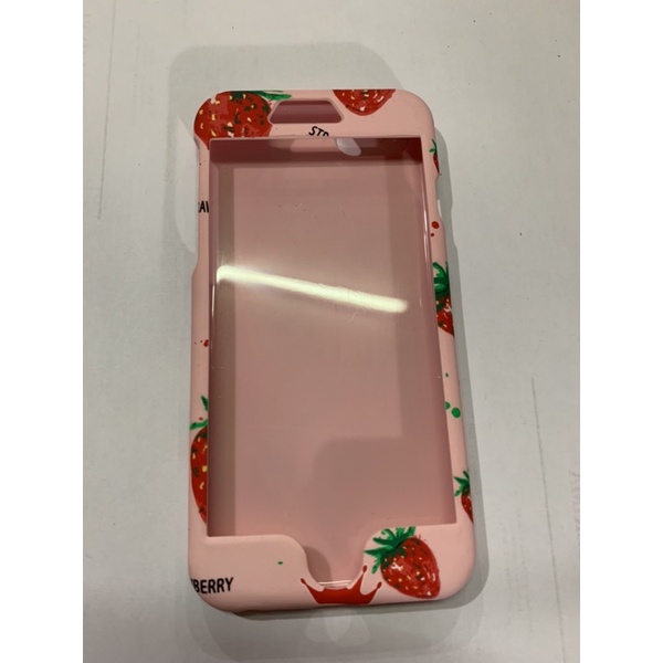 Hard case Protection Iphone 8 motif Strawberry (second)