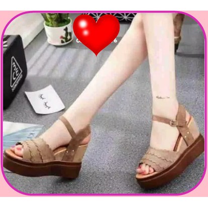 sandal tali wanita wedges wedges tali