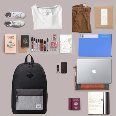 Travel bag - Tas Ransel Backpack Sekolah Kuliah Travel Keren Simple Casual Elegan Murah Pria Wanita