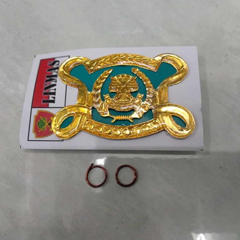 Emblem Baret Linmas Merah Dan Hijau Murah