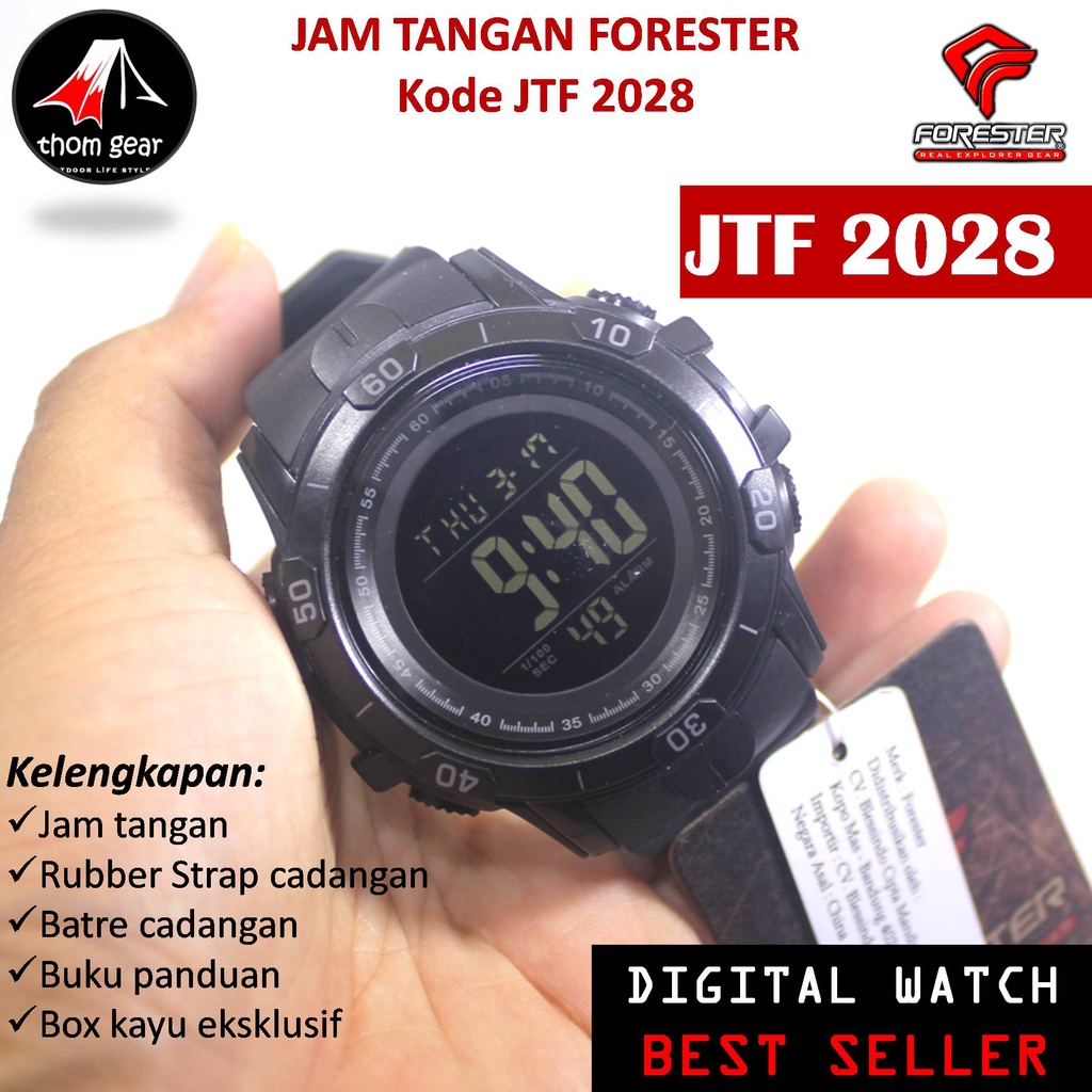 Forester Jtf 2028 Jam Tangan Pria Origial Forester Analog Digital Adventure Sport Outdoor Waterproof Water Resistant Anti Air Pria Cowok Original Ori Terbaru 2022 Free Rubber Strap Cadangan Batre Box Kayu Thomgear Bangakalan Palangkaraya Pare Pare Kebomas