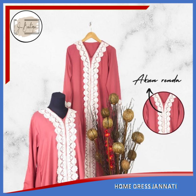 HOME DRESS JANNATI/DRESS/GAMIS MURAH
