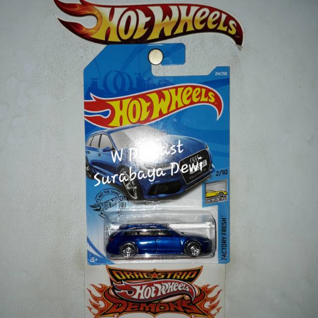 Hot Wheels Audi RS 6 Avant Blue