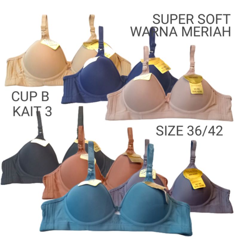 BRA TIANA POLOS B5 CUP B  BUSA SUPER LEMBUT DAN AWET