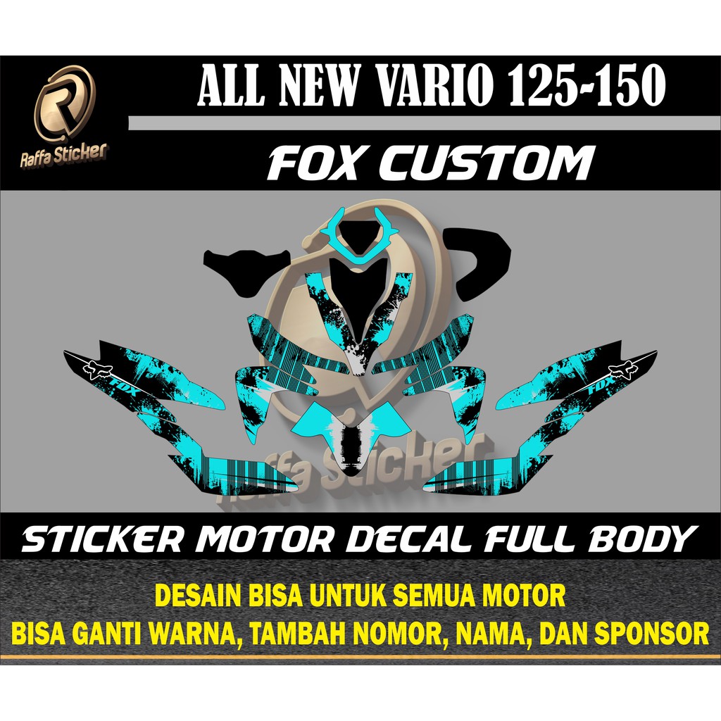 decal vario 150 decal vario 125 decal vario new stiker motor vario 150 stiker vario 150