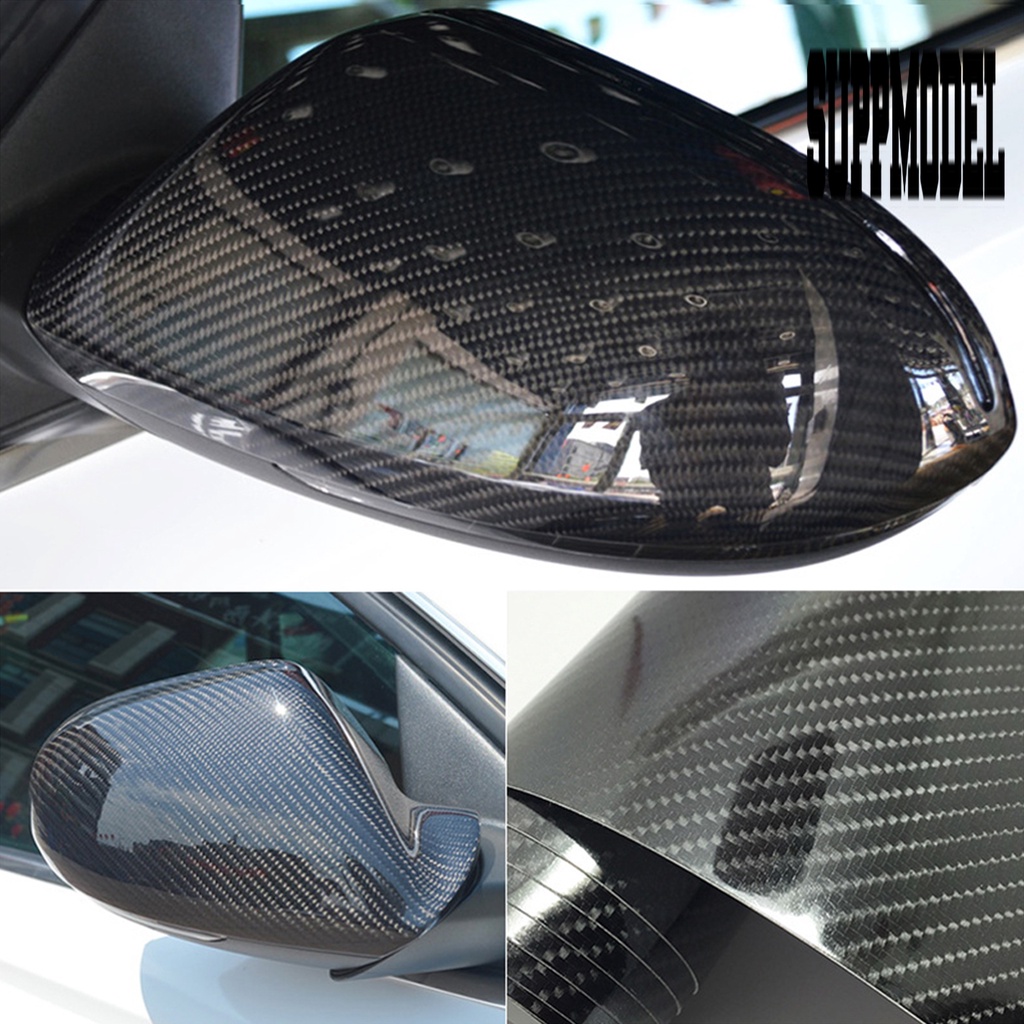 Stiker Film Tint Carbon Fiber Glossy Bahan Vinyl Untuk Mobil SUV