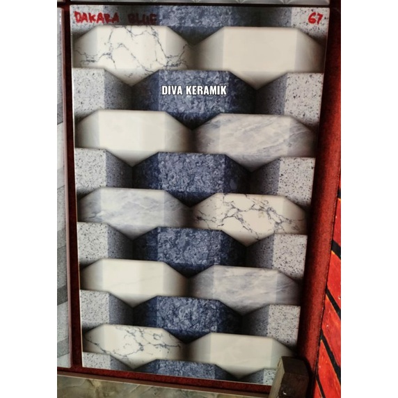 Keramik Dinding Dakara Blue uk.25x40cm