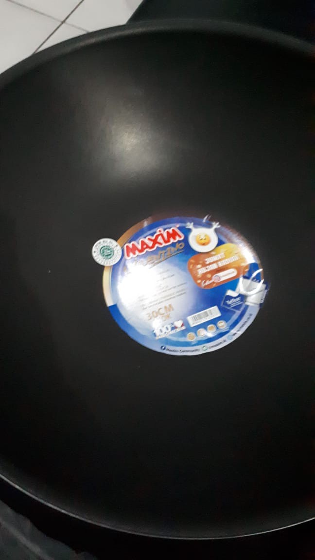 Wajan Penggorengan Maxim Valentino Wok 30cm 30 Cm