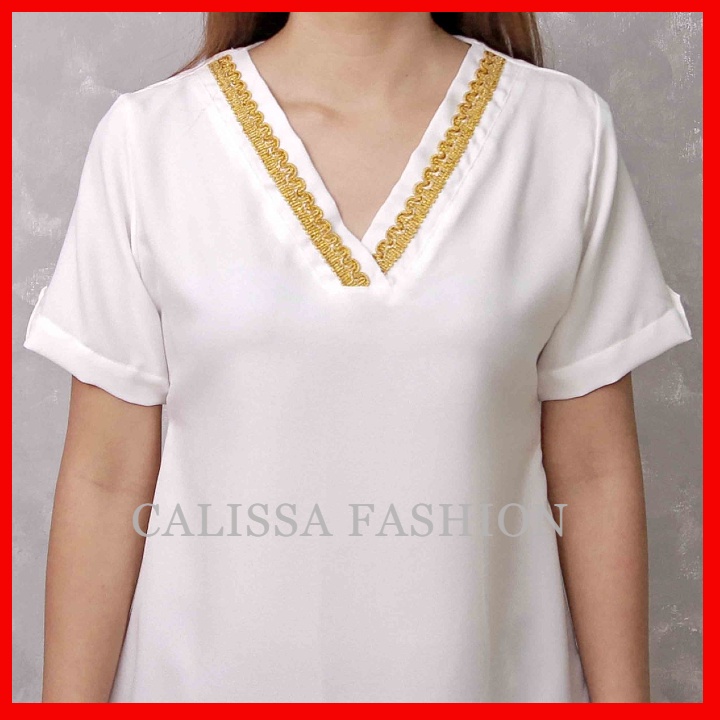 CALISSA FASHION BISA COD ATASAN/BLOUSE WANITA MODEL TASYA-6