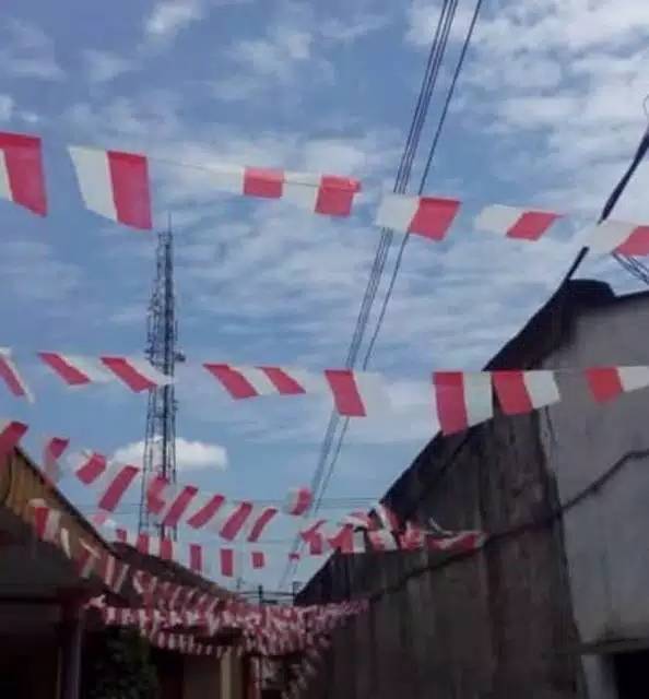 Bendera PLASTIK ADA Tali / TANPA Tali (Hrg/1 bgks)