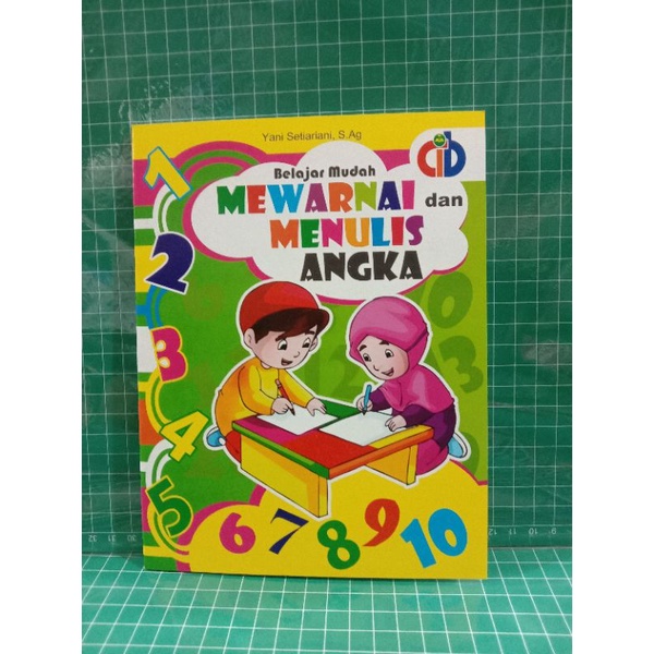 belajar mudah mewarnai dan menulis angka