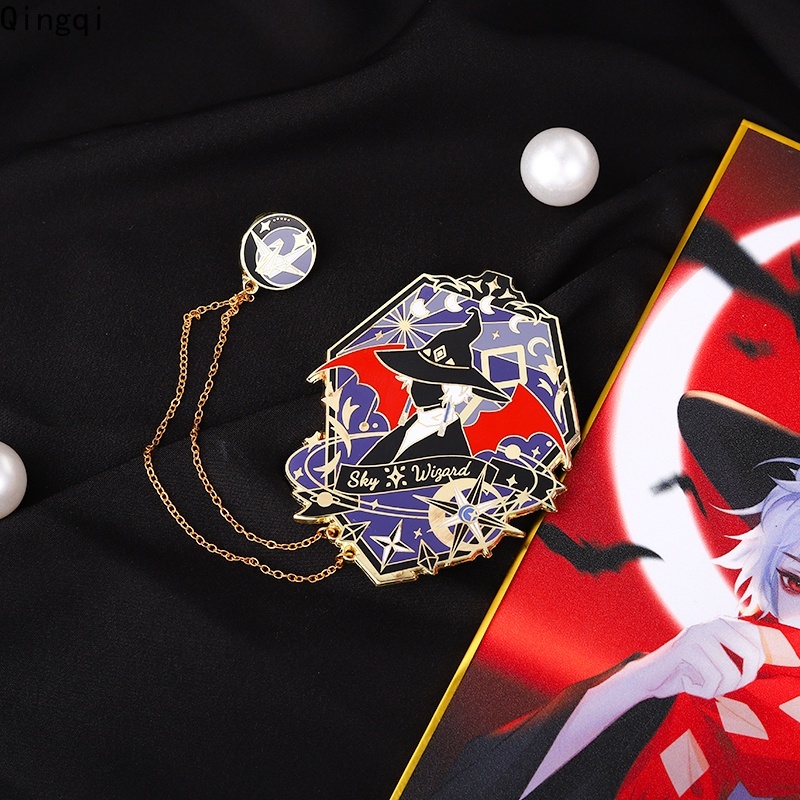 Sky Anak Penyihir Cahaya Enamel Pin Anime Permainan Bros Lencana Kerah Pin Perhiasan Ajaib Petualang Bros