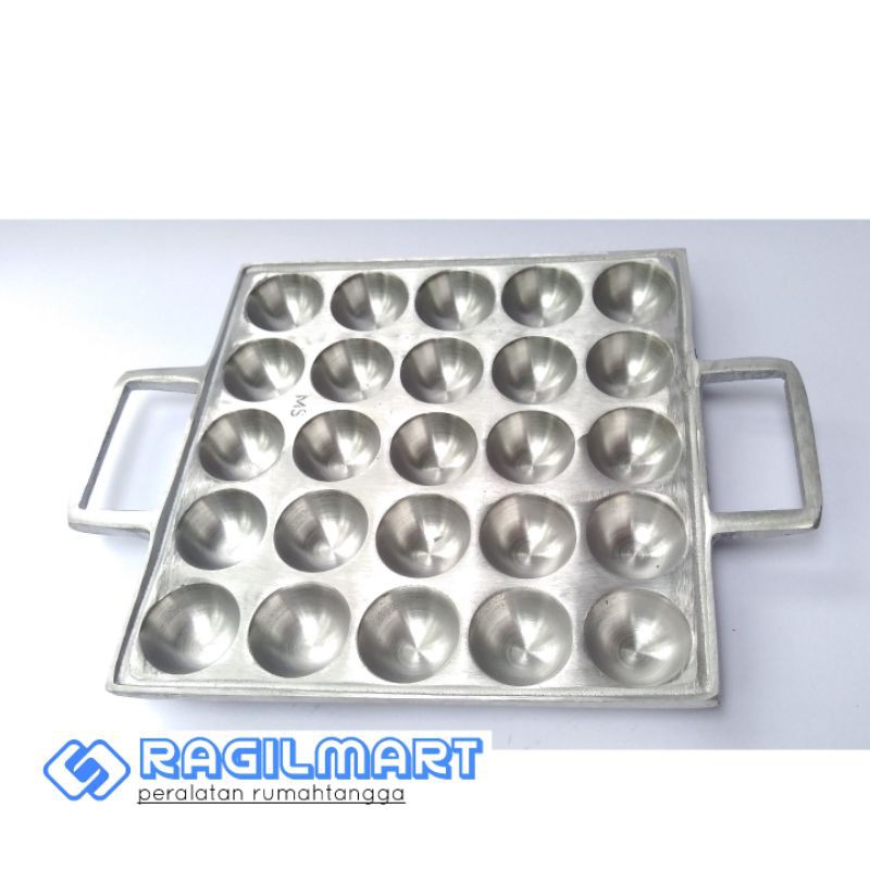Cetakan sate telor puyuh isi 25 cetakan panggangan telor puyuh 25