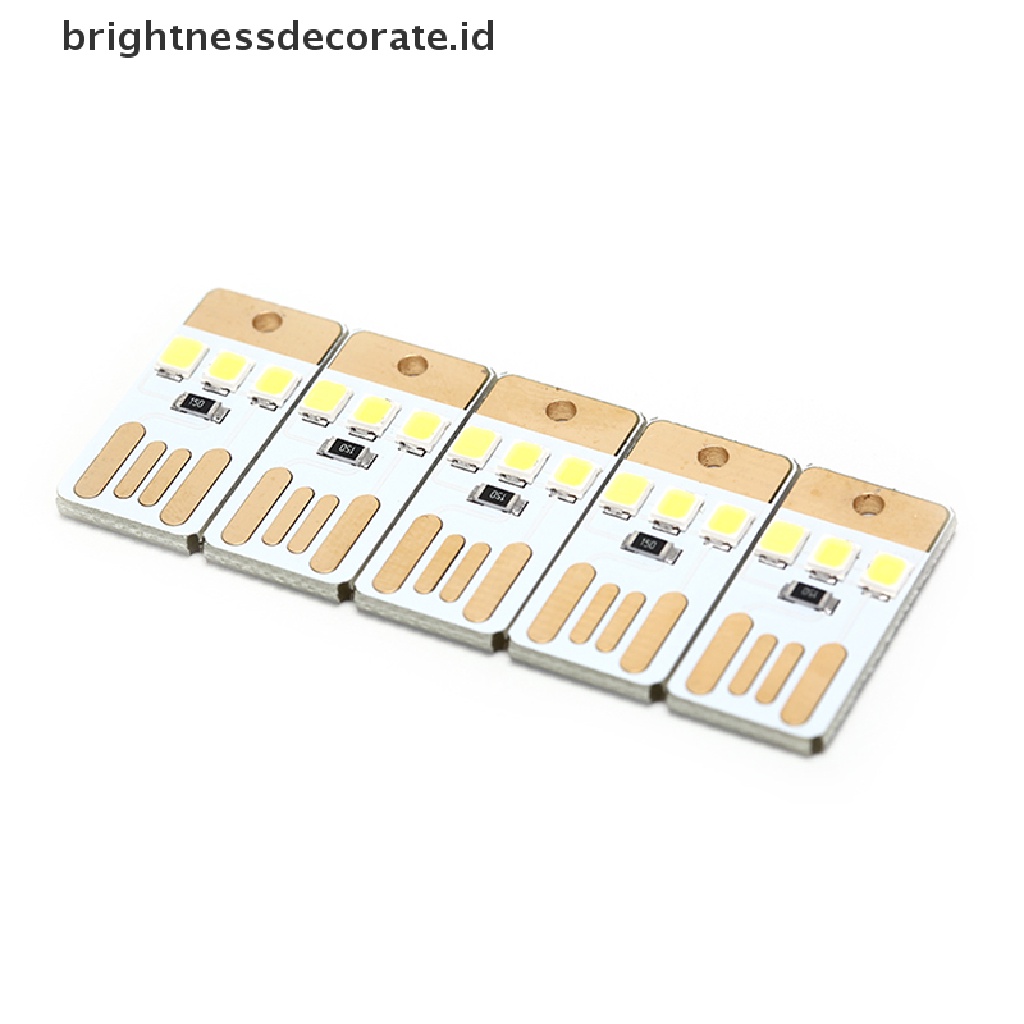 5pcs Lampu Malam Led Mini Usb Power 5v Untuk Komputer