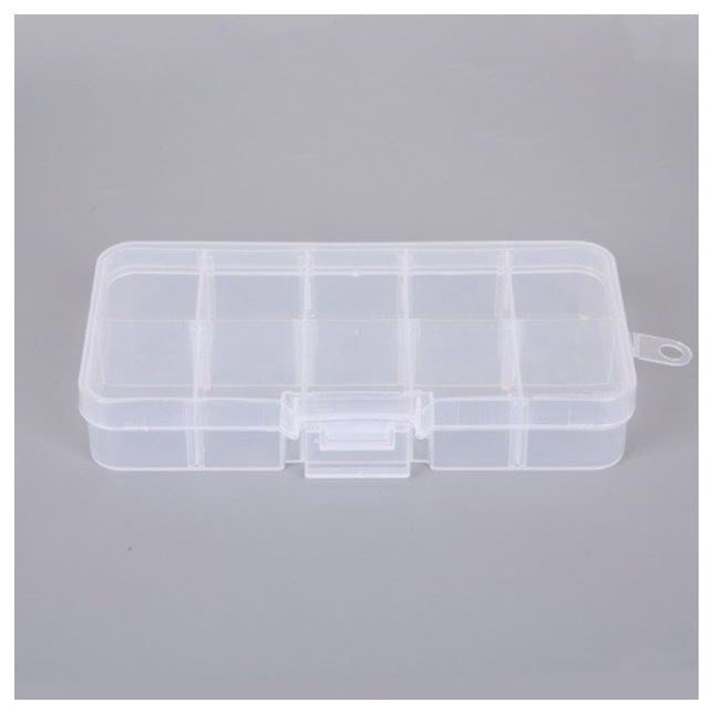 Kotak kuku palsu 10slots - Nail art box - False nails storage - kotak kutex - nail box best seller