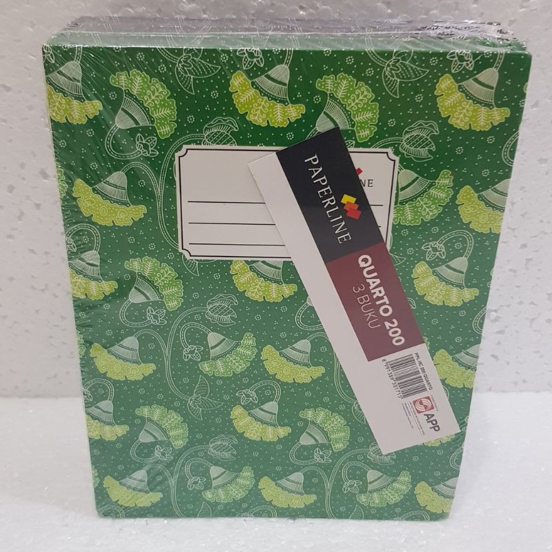 

Buku Hardcover Kwarto paperline isi 200lembar (Satuan)