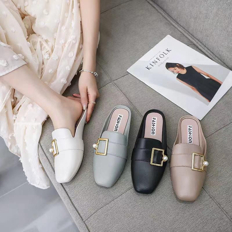 Sepatu Flat Shoes Fashion Paula Mutiara Import High Quality S2