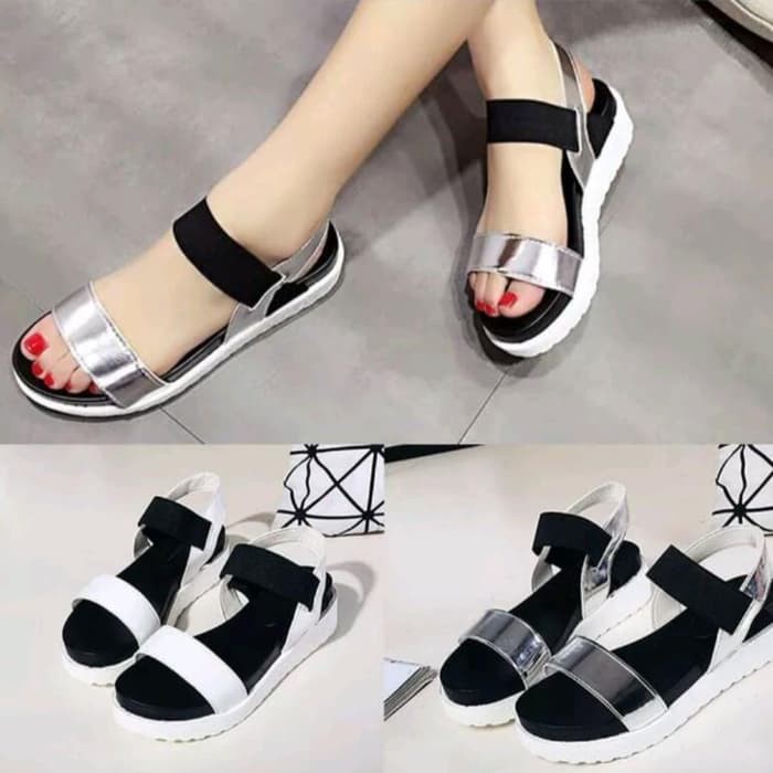  Sandal  Wanita EL89 Ready 3 Warna Shopee Indonesia