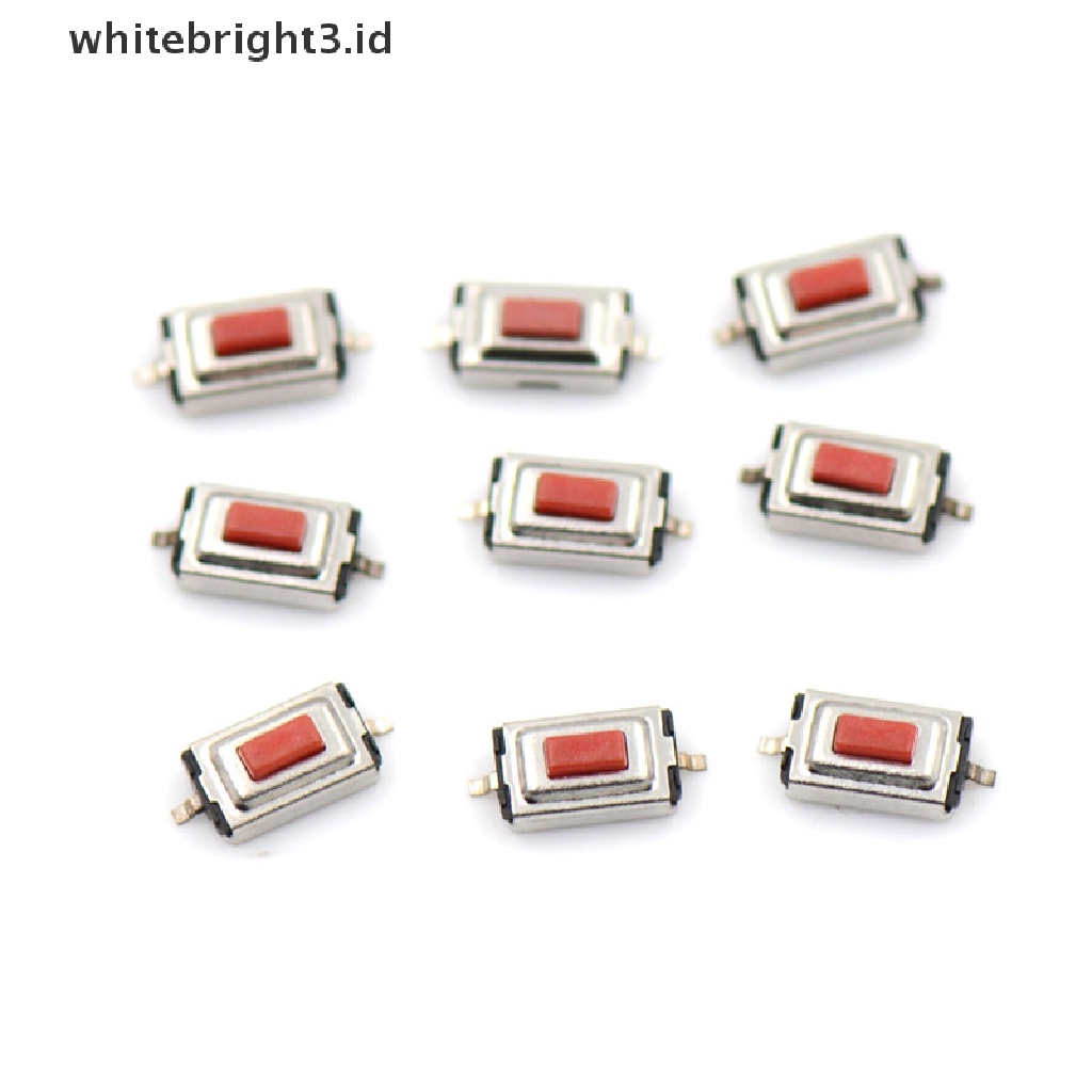 (whitebright3.id) 20pcs / set Saklar Tactile 2-Pin 3x6 X 2.5mm