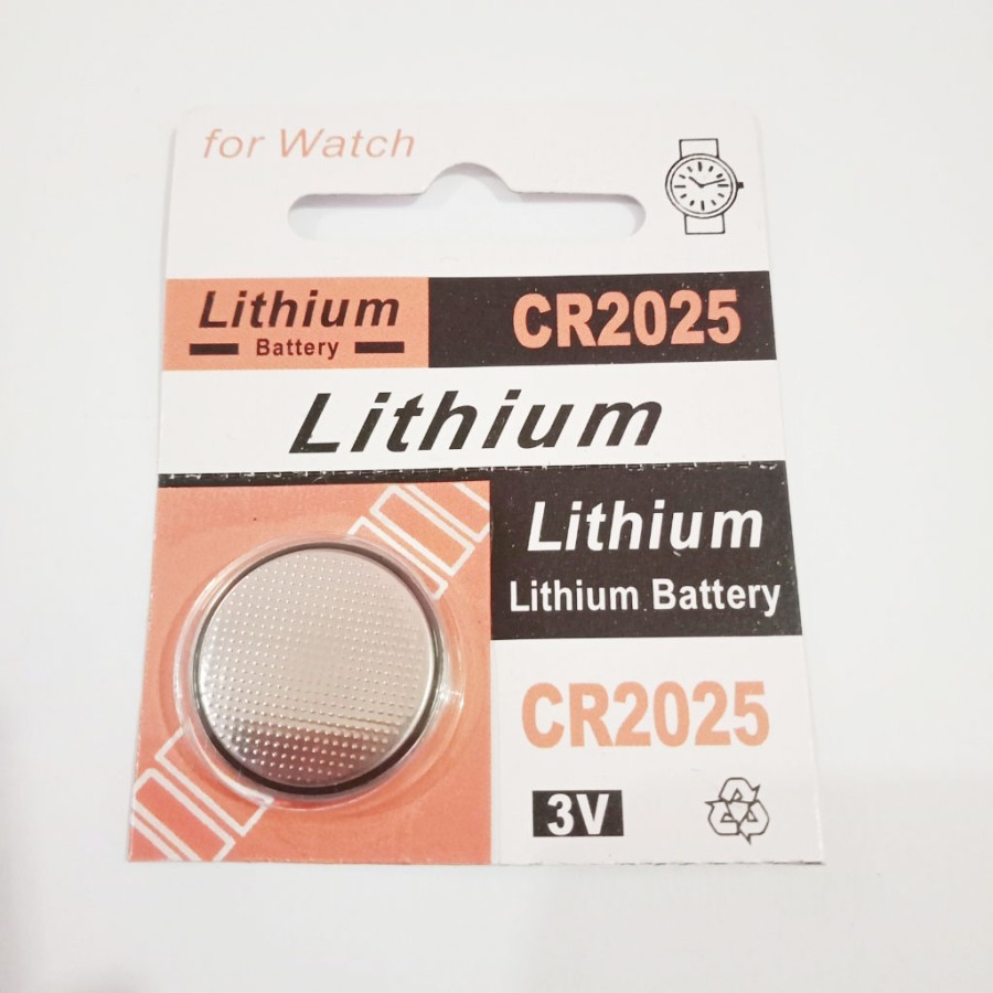 Trend-Baterai CR2025 Orange Lithium 3V Battery Batu Batre Kancing Koin CR-2025 REMOTE 5pcs