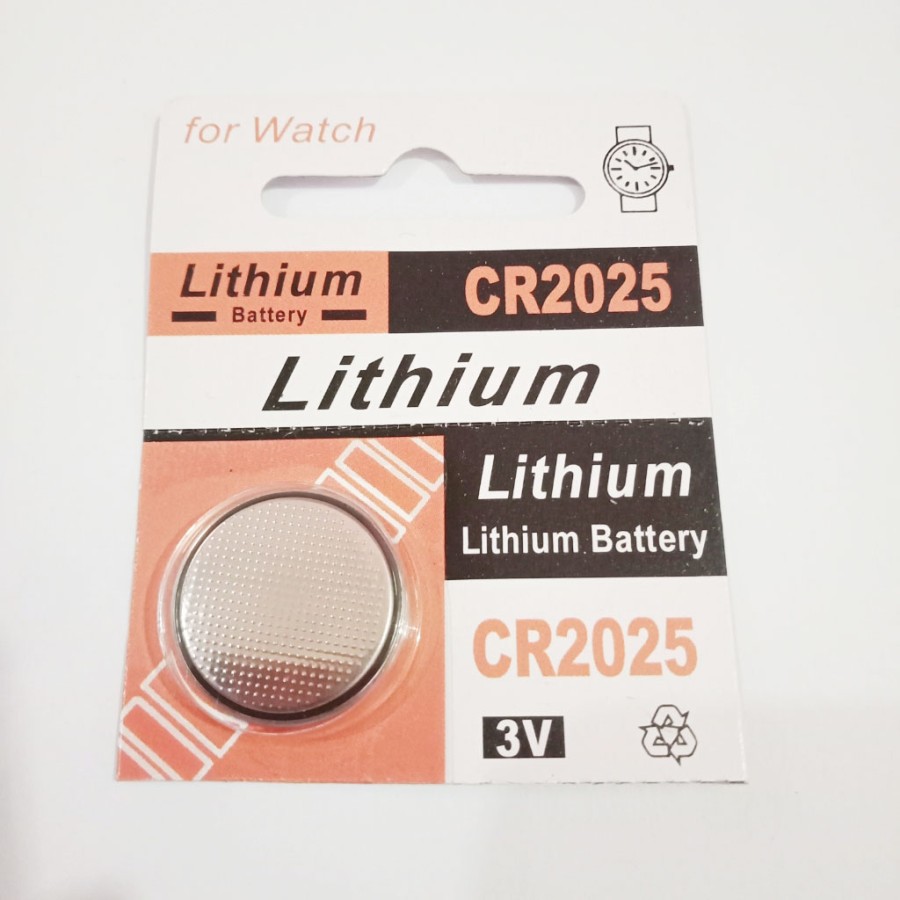 Trend-Baterai CR2025 Orange Lithium 3V Battery Batu Batre Kancing Koin CR-2025 REMOTE 5pcs