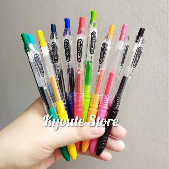 

Pulpen Gel Pen Zebra Kokoro Warna Alat Tulis Sekolah