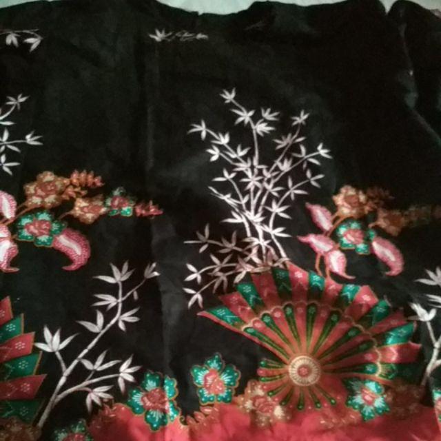 Batik Couple Keluarga Sania Ruffle Ori Ndoro Jowi Dnt Motif Kipas