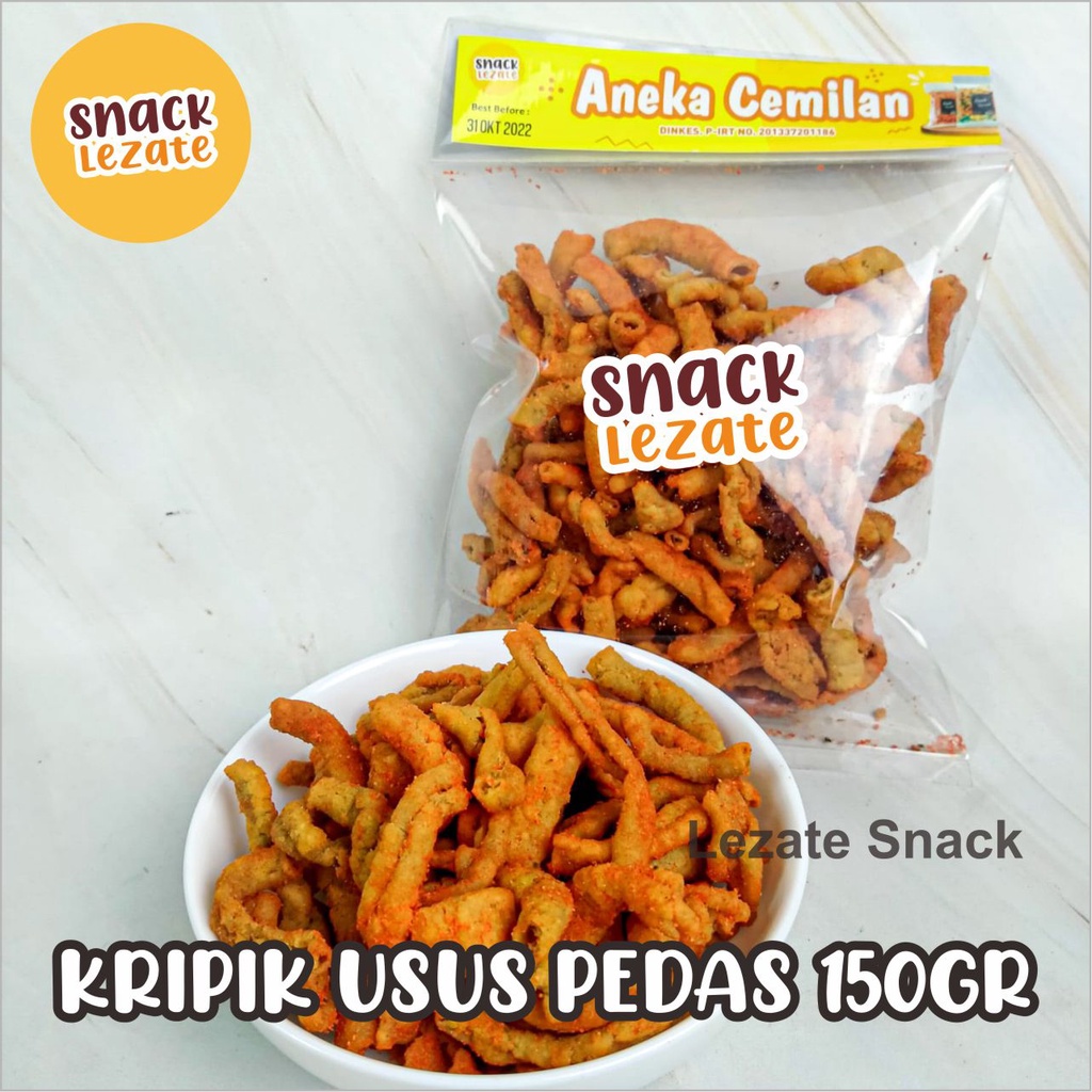 

Kripik Usus Ayam 150GR Pedas Murah Enak Renyah / Keripik Usus Ayam Pedas Balado / Kripsus Kripik Usus Kiloan Pedas