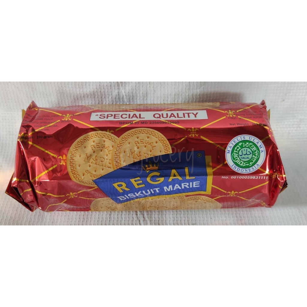 

REGAL MARIE BISCUIT SPECIAL QUALITY 230gr