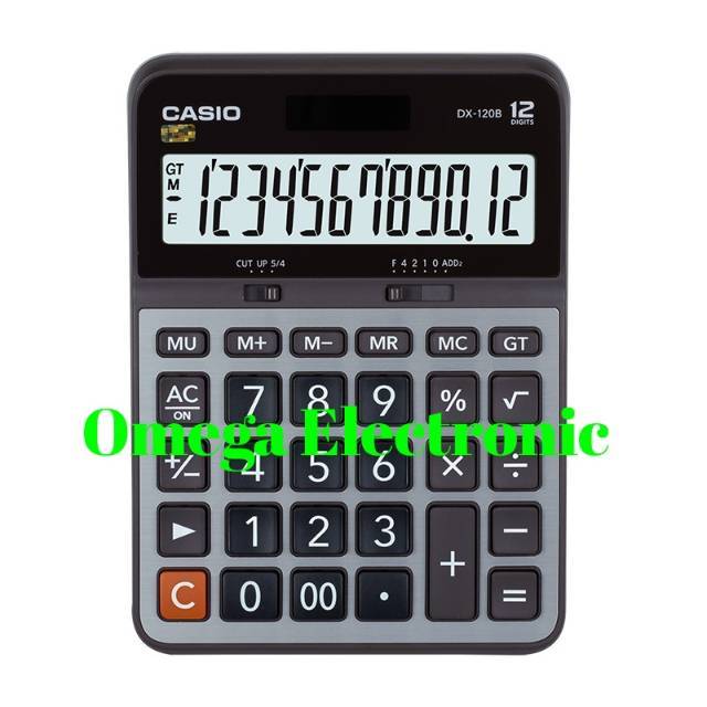 Casio DX 120B - Calculator Desktop Kalkulator Kantor Office DX-120B