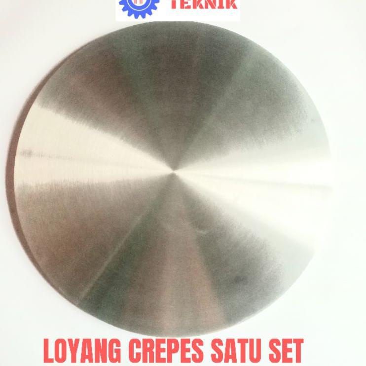 Hot Promo Loyang Crepes 40Cm - Wajan Krepes - Cetakan Kue Crepes 1 Set d43♔
