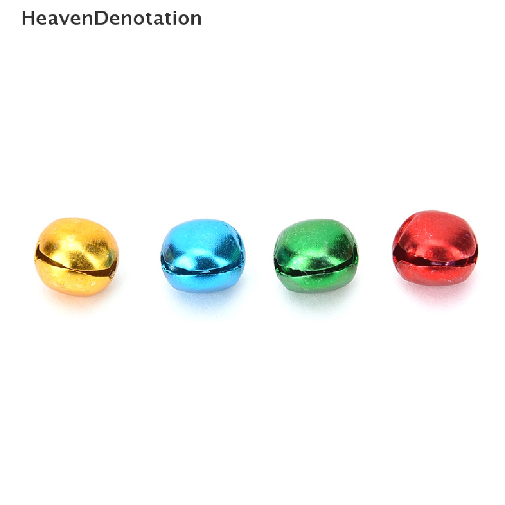 [HeavenDenotation] 100 Pcs/Set Small Jingle Bells Colorful Loose Beads Decoration Pendant DIY Craft