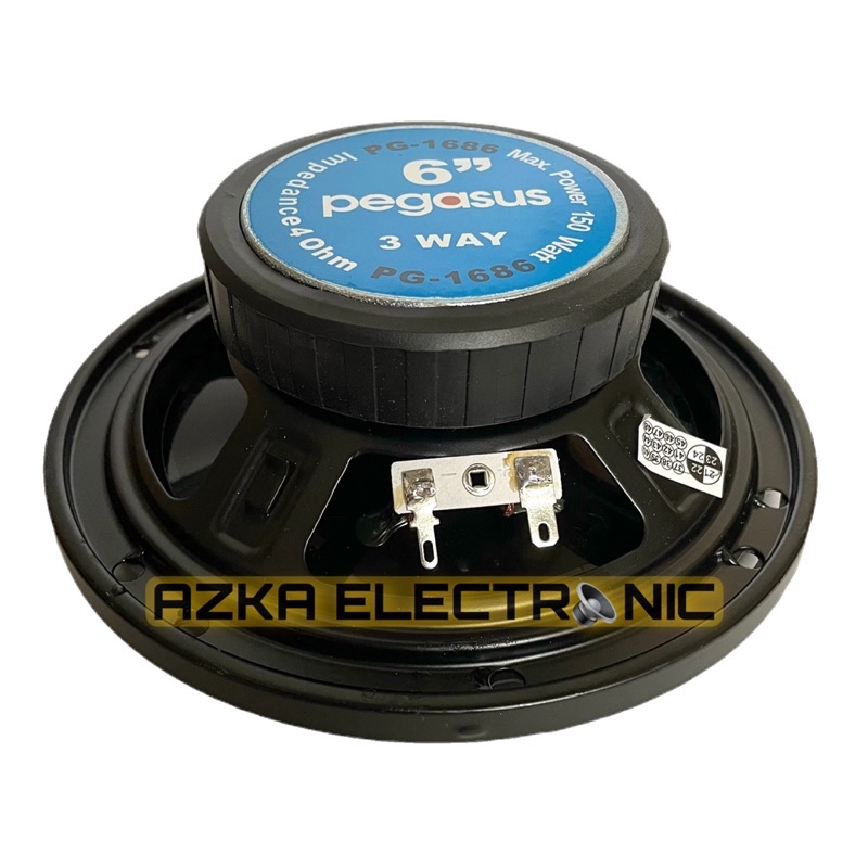 Speaker Coaxial 6 Inch 3 Way 150 Watt Pegasus PG-1686