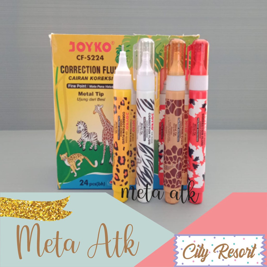 

Correction Fluid / Cairan Koreksi / Penghapus Cair Joyko CF-S224
